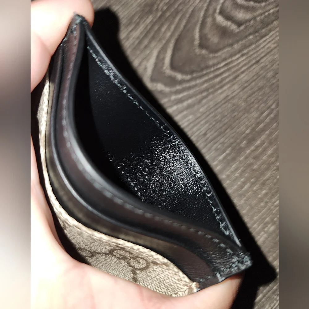 GUCCI GG Card Holder Supreme Beige/Black COA included NWOT - Picture 8 of 10